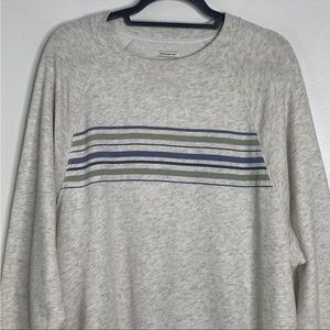 American Eagle Outfitters Gray Striped Top